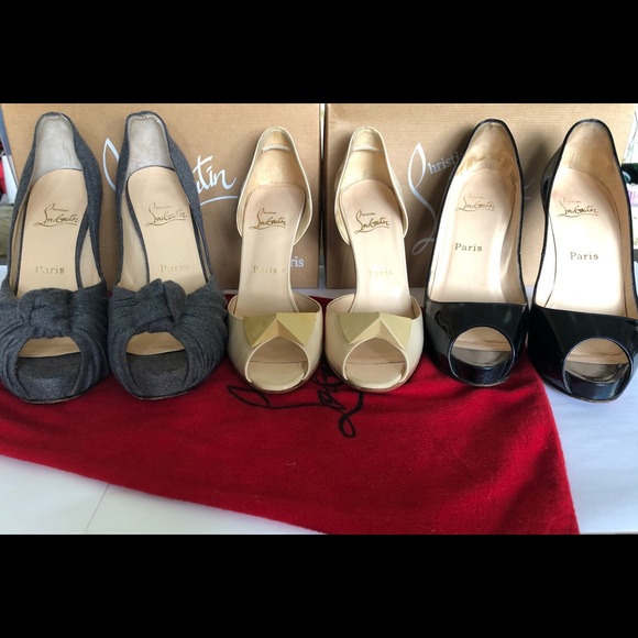 Christian Louboutin Patent Iridescent Pumps - Picture 14 of 14